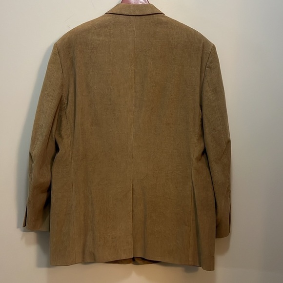 Joseph Feiss Sport Coat Men’s 46 regular Tan khaki corduroy Blazer - Picture 2 of 12